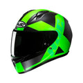 Capacete C10 Tez Preto Verde - HJC
