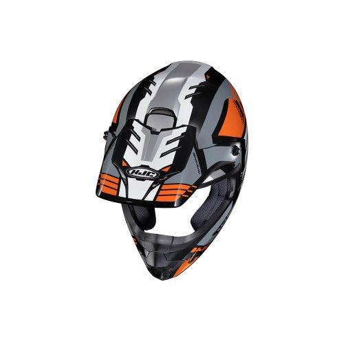 Capacete Off CSMXII Phyton Cinza Laranja e Branco - HJC