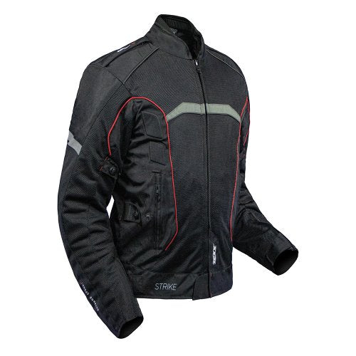 Jaqueta New Strike V2 Summer Masculina Preto e Vermelha - TEXX