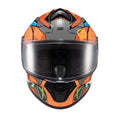 Capacete Fechado Spihe Gear Vermelho Azul - TEXX