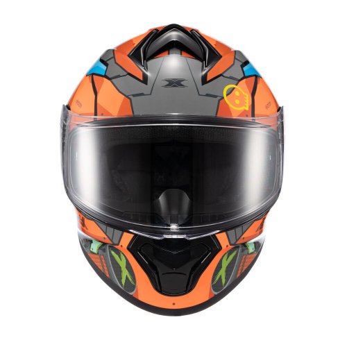 Capacete Fechado Spihe Gear Vermelho Azul - TEXX