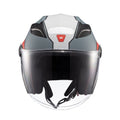 Capacete Aberto Ugello Reisen Vermelho Branco - TEXX