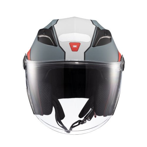 Capacete Aberto Ugello Reisen Vermelho Branco - TEXX