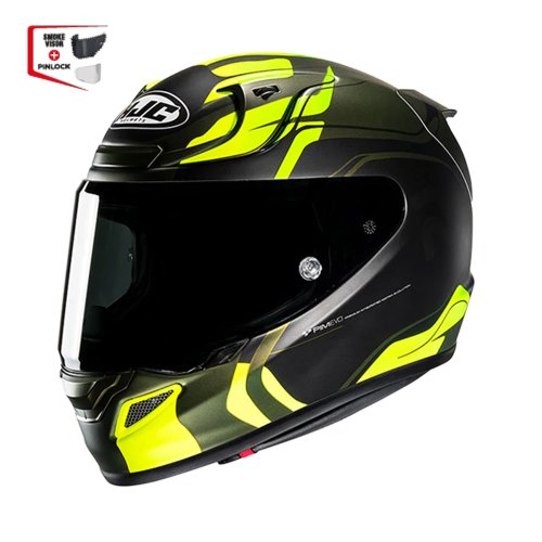 Capacete RPHA 12 Lawin Preto Verde - HJC