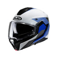 Capacete I100 180 Beston Branco Azul e Cinza - HJC