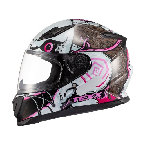 Capacete Fechado Hawk Scream Rosa 56 - TEXX