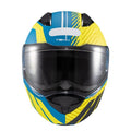 Capacete escam Kratos Cyber Azul - TEXX