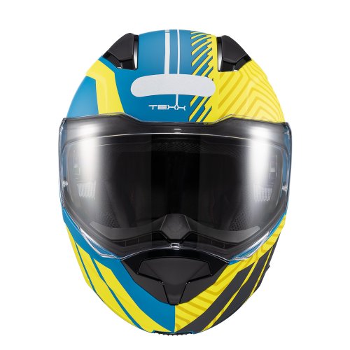 Capacete escam Kratos Cyber Azul - TEXX