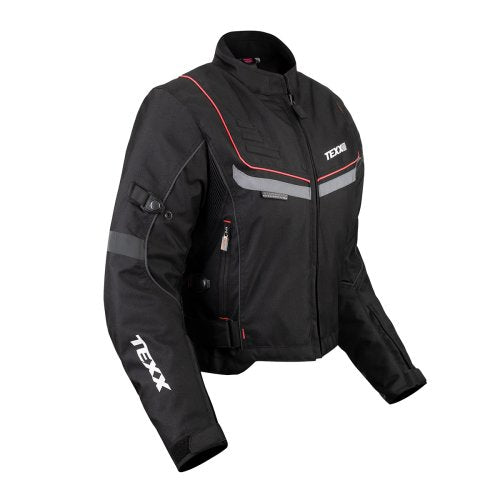 Jaqueta New Strike V2 Ld Feminina Preto e Vermelha - TEXX
