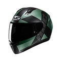 Capacete C10 Tez Preto Verde - HJC