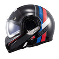 Capacete Stratos 180 Journey Preto / Azul / Vermelho - TEXX
