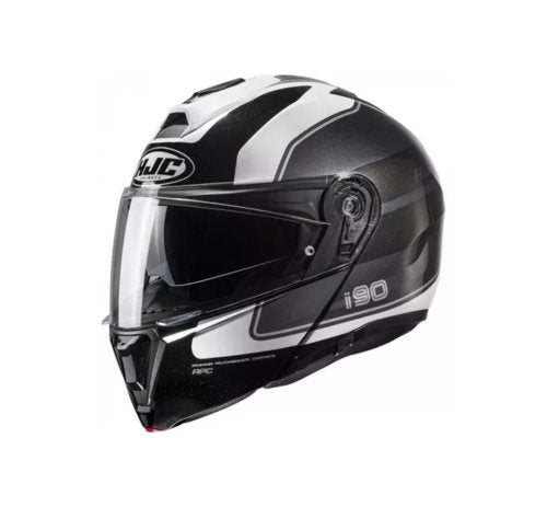 Capacete I90 Wasco Cinza Branco e Preto - HJC