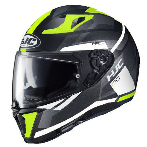 Capacete I70 Elim Preto e Verde - HJC