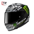 Capacete RPHA 12 Quartararo Monster Preto Branco - HJC