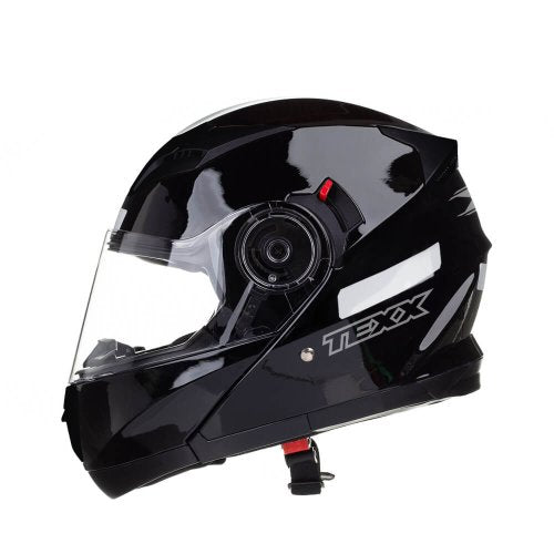 Capacete escamot Gladiator V3 Preto Brilho - TEXX