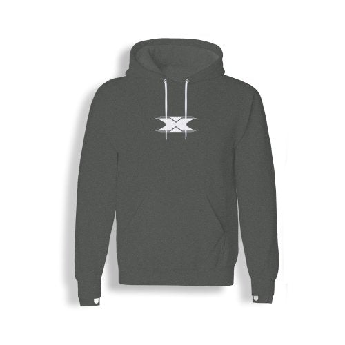 Moletom Racing Chumbo Mescla e Preto - TEXX
