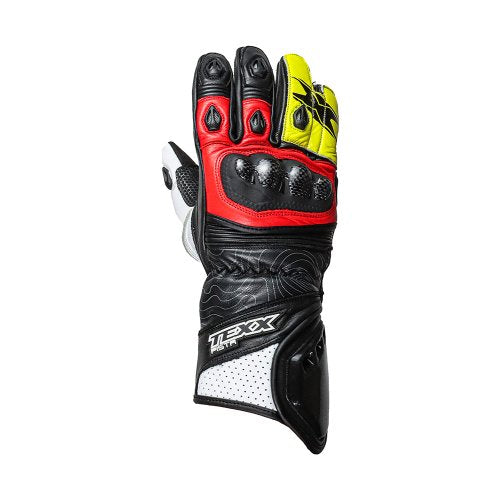 Luvas Pista V2 Vermelho Amarela - TEXX