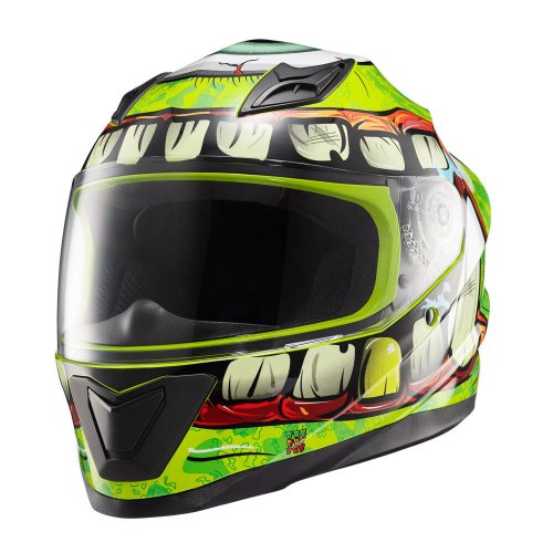 Capacete Fechado Hawk Orc Verde - TEXX