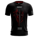 Camiseta Preto Vermelho Hero - TEXX