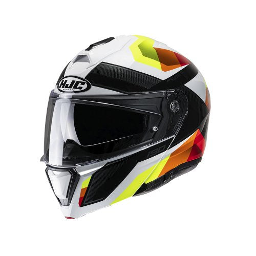 Capacete I90 Lark Amarelo Laranja Branco e Preto - HJC