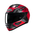 Capacete C10 Tins Vermelho Cinza - HJC