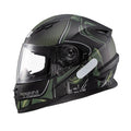 Capacete Fechado Wing Cyrax Verde - TEXX