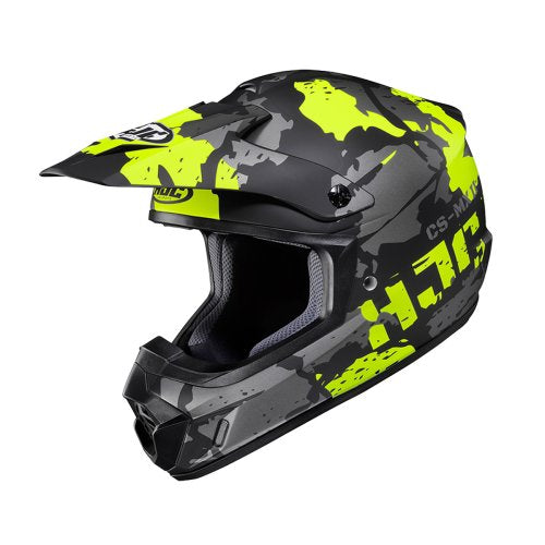Capacete Off CSMXII Ferian Cinza e Verde - HJC