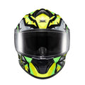 Capacete Fechado Spihe Maasai Cinza Verde - TEXX