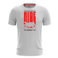 Camiseta Branco Vermelho Ride - TEXX