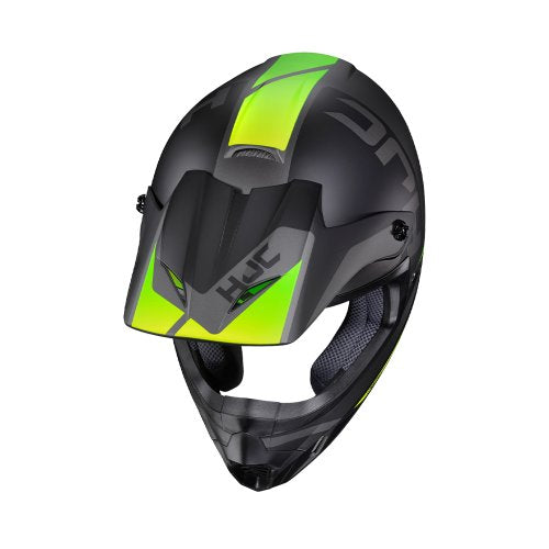Capacete Off CSMXII Creed Cinza e Verde - HJC