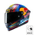 Capacete RPHA 1 Red Bull Jerez Azul Vermelho Amarelo - HJC