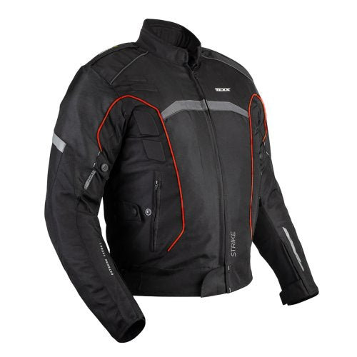 Jaqueta New Strike V2 Masculina Preto e Vermelha - TEXX