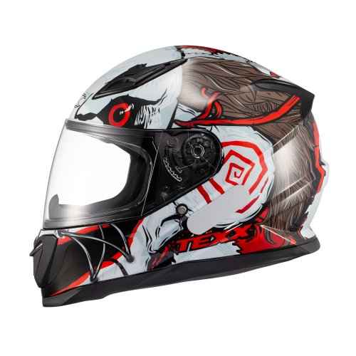 Capacete Hawk - Scream Vermelho - TEXX