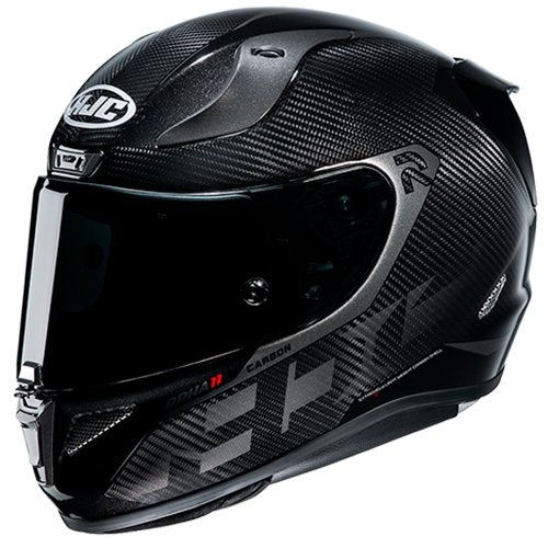 Capacete RPHA 11 Carbon Bleer Preto e Cinza - HJC