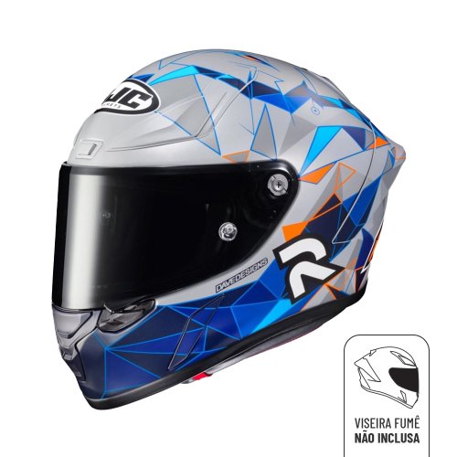 Capacete RPHA 1 Pol Espargaro Réplica Preto e Azul - HJC
