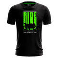 Camiseta Preto Verde Ride - TEXX