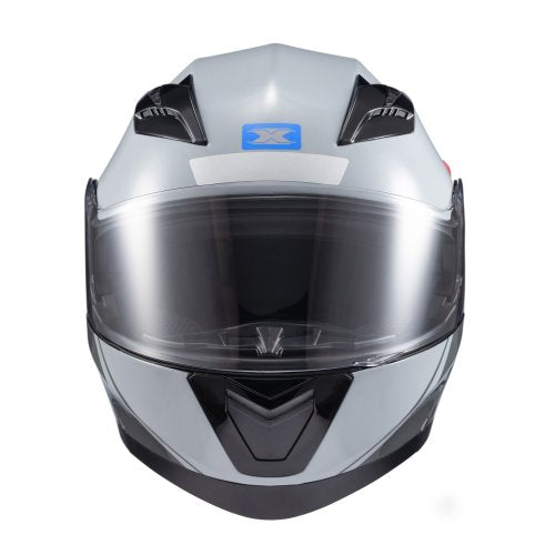 Capacete escamot Gladiator V3 Makan Cinza Azul - TEXX
