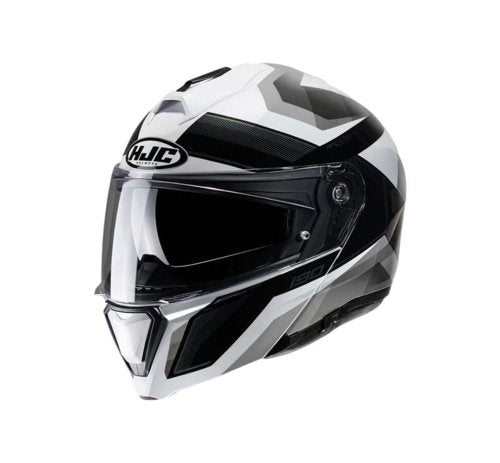 Capacete I90 Lark Preto Branco e Cinza e Preto - HJC