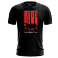 Camiseta Preto Vermelho Ride - TEXX