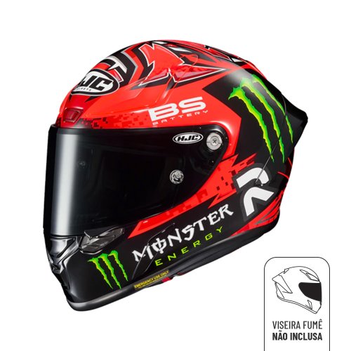 Capacete RPHA 1 Quartararo Réplica Vermelho Preto - HJC