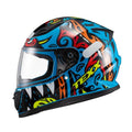 Capacete Hawk - Hunger Azul - TEXX