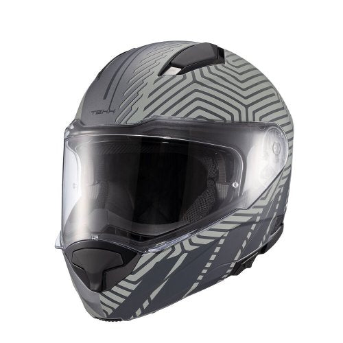 Capacete escam Kratos Cyber Cinza - TEXX