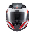 Capacete escamot Gladiator V3 Reisen Vermelho Branco - TEXX