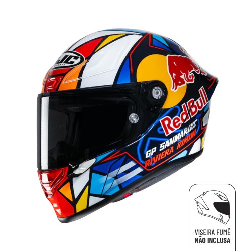 Capacete RPHA 1 Red Bull Misano Azul - HJC