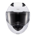 Capacete Escamoteável Kratos Solid Branco Brilho - TEXX