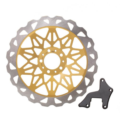 Disco de Freio Dianteiro 320 mm Dourado - GP7 - CG 150 (2004 a 2008)