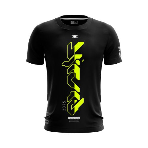 Camiseta Preto Cyber Verde - TEXX