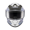 Capacete Fechado Spihe Cube Rosa Lilas Branco - TEXX