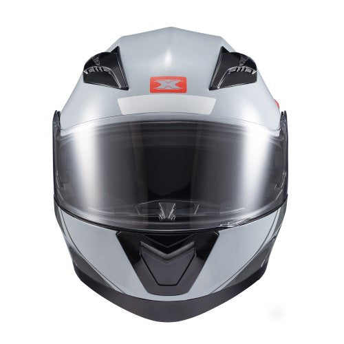 Capacete escamot Gladiator V3 Makan Cinza Vermelho - TEXX