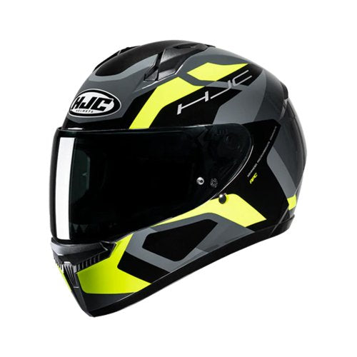 Capacete C10 Tins Cinza Verde - HJC